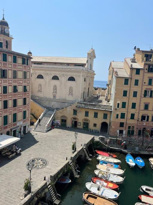 Attico Sul Porticciolo Antico Di Camogli Apartment Exterior foto